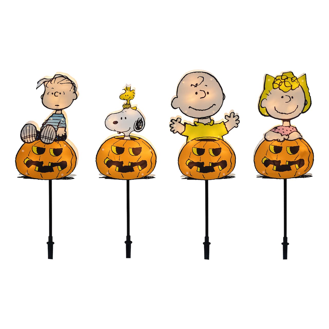 2ft. LED Peanuts Great Pumpkin Gang Pathway Marker Set
